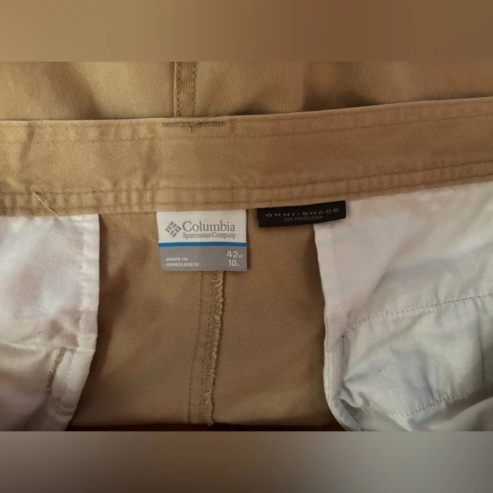 Men’s Columbia Omni-Shade cargo shorts - 42 (XL)